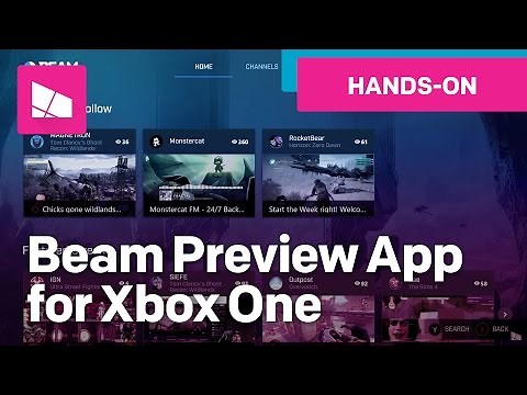 Video tour of the Beam app on Xbox One