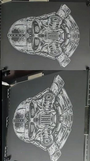 Mechanical Helmet Carved By Machine With Insane Accuracy #cnc