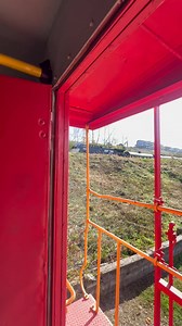 Never a bad view from the deck of the caboose or the The City of Ludlow’s Train Viewing Platform. Great for visitors of all ages and a perfect place to watch Norfolk Southern trains heading North of Southbound. #Trains #Heritage #Railroad #Museum #Train #norfolksouthern #trainwatching #preservation #restoration | Southern Caboose X554