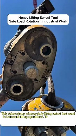 Heavy Lifting Swivel Tool | Safe Load Rotation in Industrial Work