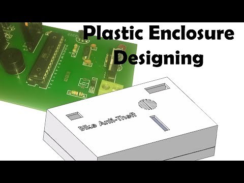 Plastic enclosure designing for a circuit using Solidworks | use of solidworks in Electronics