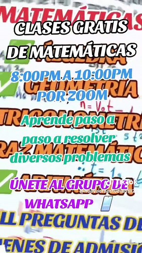 Clases Gratis de Matemáticas para Principiantes