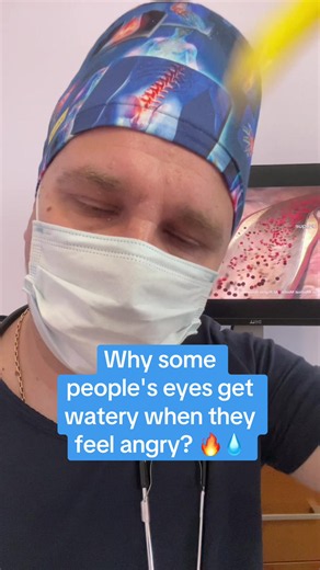 Why some people's eyes get watery when they get angry #psychologyfacts #emotions #usa #neuroscience #mindset