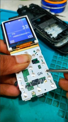 এই একটা বাটন কোনভাবেই নাকি ঠিক হচ্ছে না 😱🥲 #tech #technology #mobilerepair