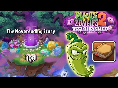 Pickled Pepper is too good - Fairytale Forest endless lvl 100+ & Almanac | PvZ 2 Reflourished