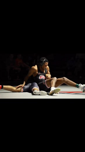 Entertainment at its finest. 🎥 Never a lack of action when Cameron Robinson hits the mat! #GVwrestling | #ChampionshipLifestyle | Grand View Wrestling