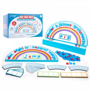 Educational Insights ABC Arc Mat Alphamagnets Small Group Set, Preschool Alphabet Learning Toys, Ages 3 Years and up