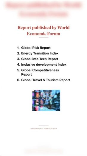 What actually do world economic forum?