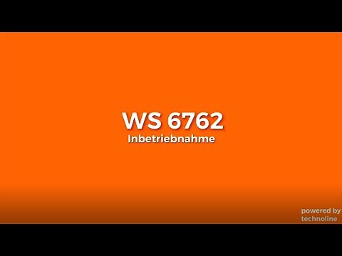 WS 6762 // Bedienungsanleitung // Inbetriebnahme // technoline