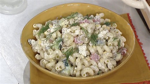 This Goat Cheese Pasta Salad Recipe is Perfect for Dinner Parties