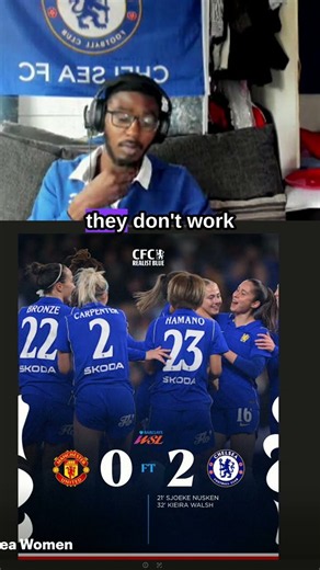 Chelsea Women lead 4-0 vs Man United. Ellie Carpenter scored | #therealist_k on #Twitch