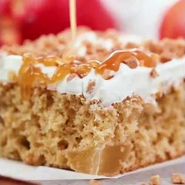 Caramel Toffee Apple Cake by The Recipe Critic