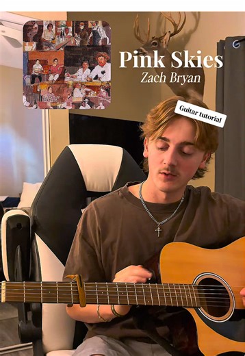 Pink Skies Tutorial #beginner #tutorial #guitar #pinkskies #easy | pink skies guitar