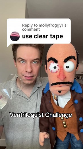 Ventriloquist Clear Tape Challenge: Can You Talk Without Moving Your Lips?