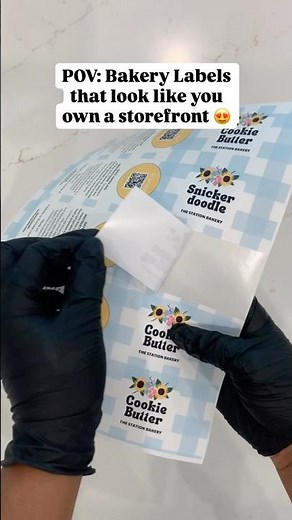 Bakery Labels at Home with Online Labels