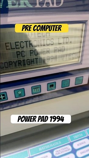 Kids Had THIS in 1994?! VTech PreComputer Power Pad Throwback