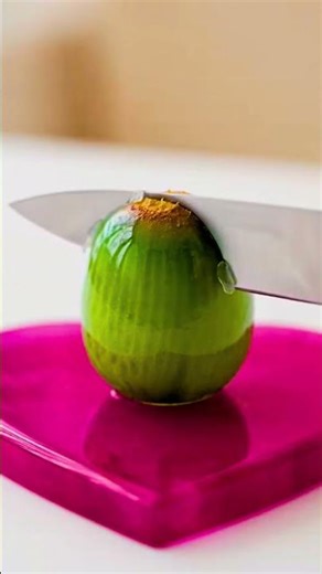 ASMR Ruby Slice: Frozen Kiwi Cut
