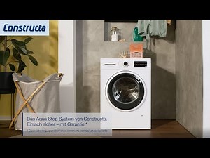 Constructa Waschmaschinen: Aqua Stop Sicherheitssystem gegen Wasserschäden