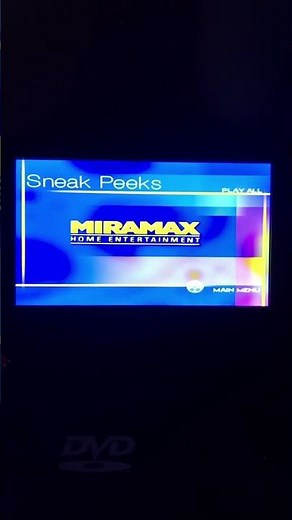 Sneak Peeks Menu from Duplex 2004 DVD