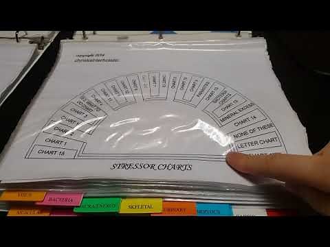 Dowsing on charts to identify health & life problems