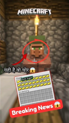 क्या यही हैं वो चोर 😱 | Minecraft Breaking News #shorts