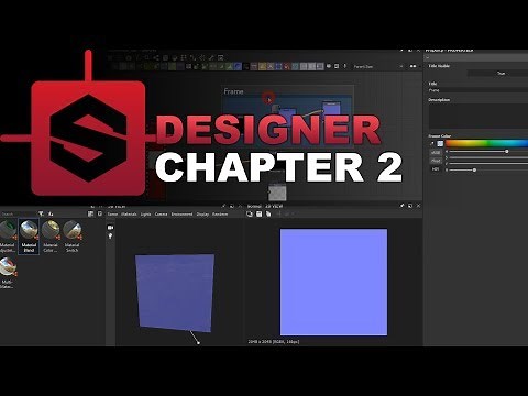 Substance Designer. Three options to add nodes.Comments, Frames and Pins for work organisation.
