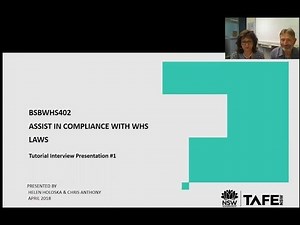 BSBWHS402 Assist in compliance with WHS