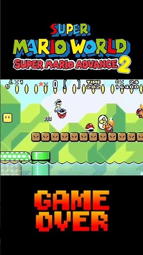Super Mario World: Super Mario Advance 2 | GAME OVER! | Luigi included