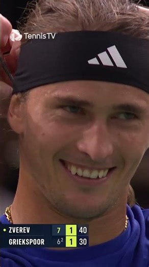 The Crowd Loved This From Zverev 😂 💇‍♂️