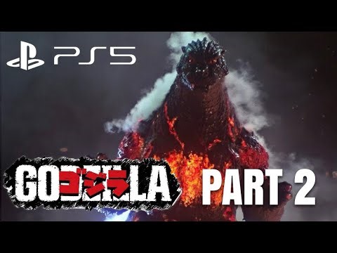 [PS5] GODZILLA PS4 Burning Godzilla Gameplay Walkthrough PART 2 (4K 1080p) No Commentary