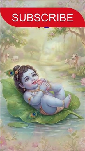 “My Baby Acting Like Little Krishna 🥺💙”