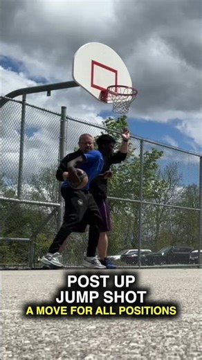 Post Up Jump Shot #basketballmoves #basketballmove #basketball #fyp