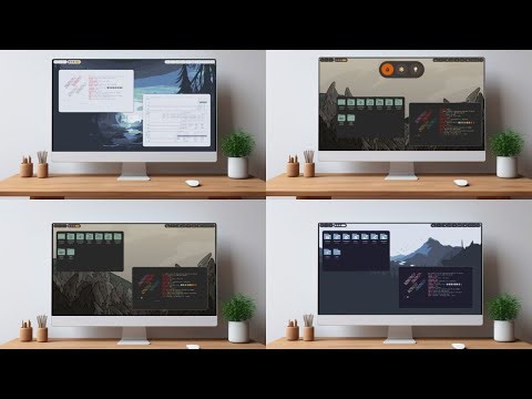 How To Make Your Fedora Desktop Look Different Using Hyprland | With Themes Switcher