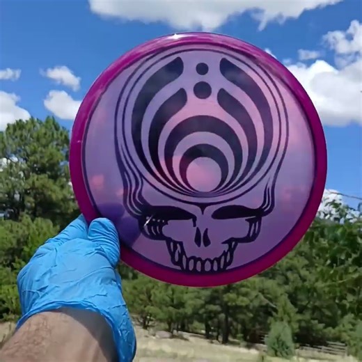 Bassnectar Purple Lucid Marshall Disc Golf Putter #flyingdisc #discgolfdyes