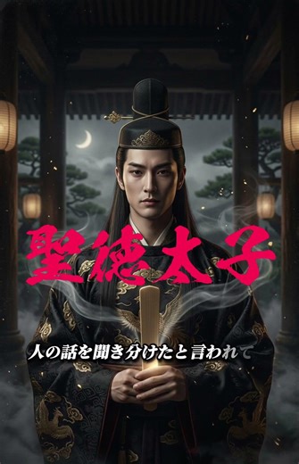 30秒で分かる偉人伝😊聖徳太子😊 Prince Shotoku #偉人 #勉強 #歴史 ＃聖徳太子
