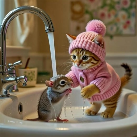 Charming 3D Animation Featuring Adorable Cats