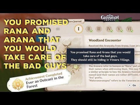 You Promised Rana and Arana that you would take care of the bad guys || Genshin Impact 3.0
