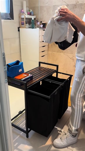 Panier à linge pratique pour trier facilement
