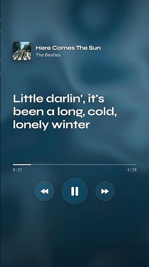 Here Comes The Sun – The Beatles (Lyrics) ☀️ #thebeatles #herecomesthesun #lyrics