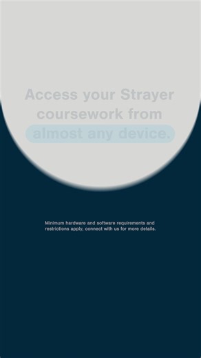 At Strayer University, you can earn your degree with online classes designed to fit your life. | Strayer University