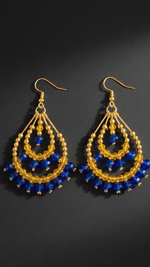 38K views · 878 reactions | DIY Layered Beaded Earring. #trend #jewelry #jewellery #trending #art #crystals #pearls #shorts #diy #earrings | Beads & Beyond | Facebook