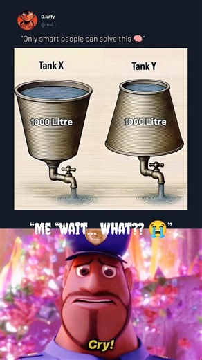 Can You Solve This Water Tank Puzzle? 🧠💧 #shorts