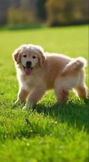 Puppy Chases Tail Forever & Can't Stop! Endless Cuteness Loop