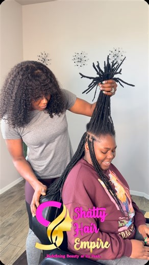 15K views · 476 reactions | Braids over locs, she wants all her locs covered but do not want it to be bulky like how 路‍♀️#elpasohairstylist #bohobride #elpasobraiding #fyp #fypage #goviral #locstyles | Shatty Braids El Paso | Facebook