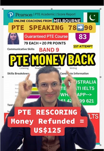 Achieve PTE Success: Money Back for Score Increase