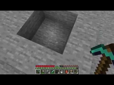 How to make Endless Water / Infinite Water Source guide - Minecraft