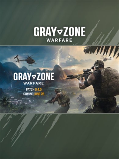Get ready for Patch 0.4.5.0 and Summer Twitch Drops, arriving June 25. The full changelog will be released alongside the patch. #GrayZoneWarfare #gzw #fyp
