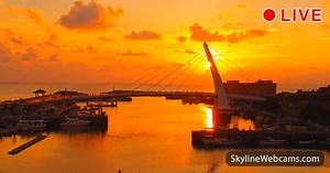 【LIVE】 Live Cam Tamsui - Fisherman's Wharf | SkylineWebcams
