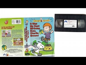Opening to It Was My Best Birthday Ever, Charlie Brown 1999 VHS (Lyrick Studios reprint)