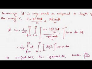 ANTENNA unit 3 directivity calculation of broadside and end fire array